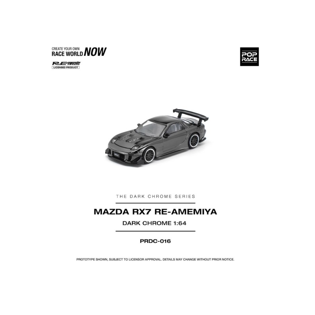 Pop Race Mazda RX-7 Re-Amemiya - Dark Chrome (Preorder)