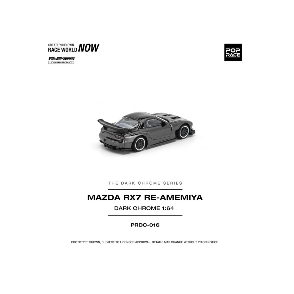 Pop Race Mazda RX-7 Re-Amemiya - Dark Chrome (Preorder)