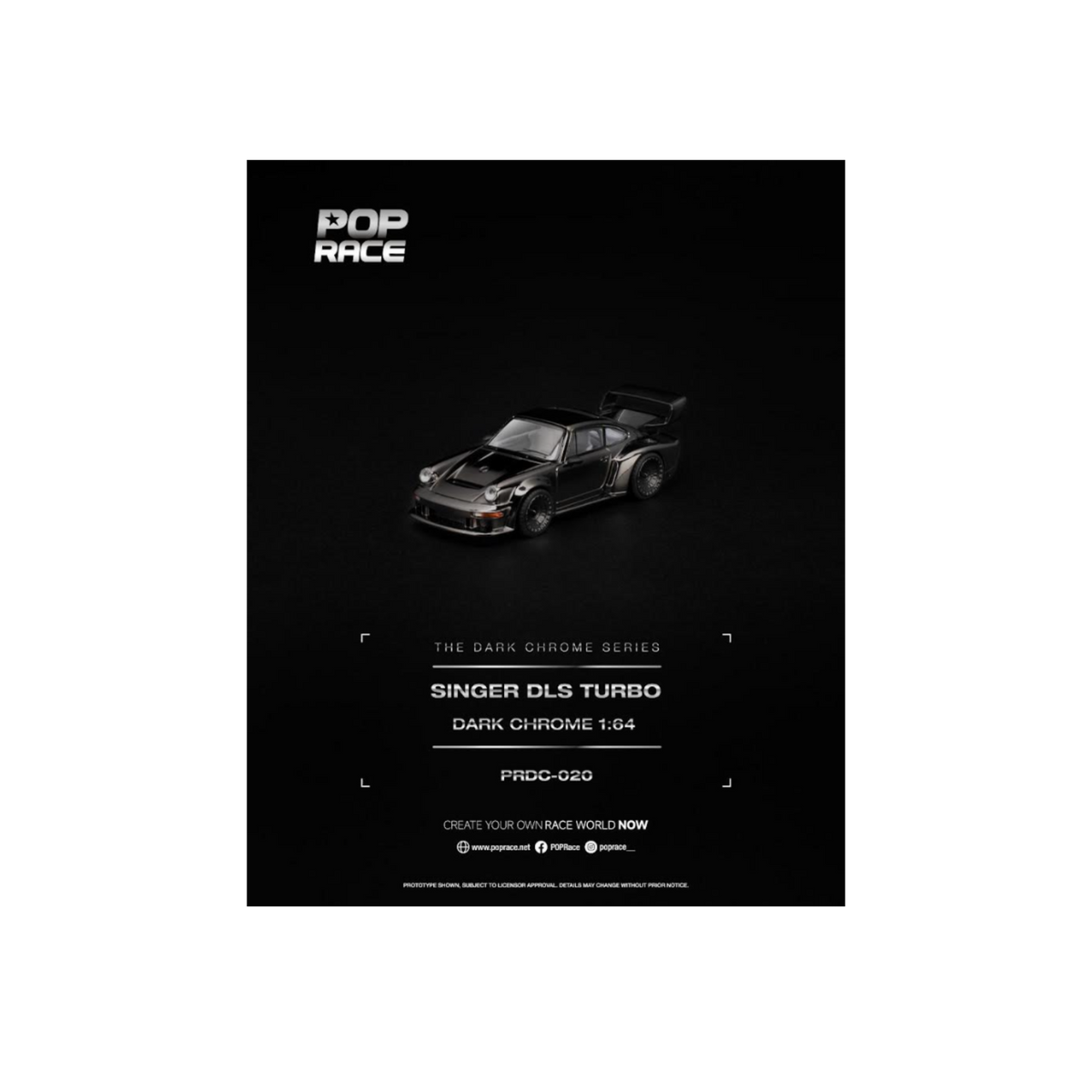 Pop Race Singer DLS Turbo - Dark Chrome (Preorder)