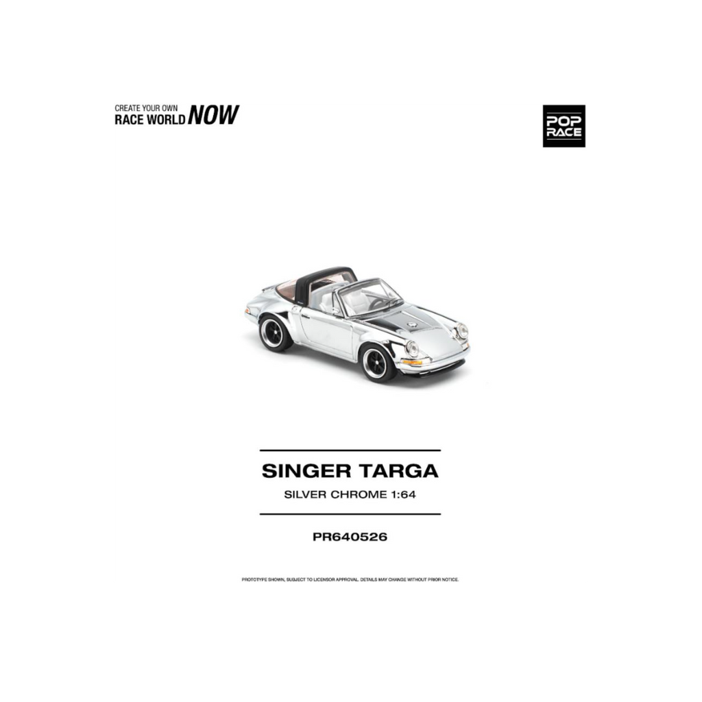Pop Race Singer Targa - Silver Chrome (Preorder)