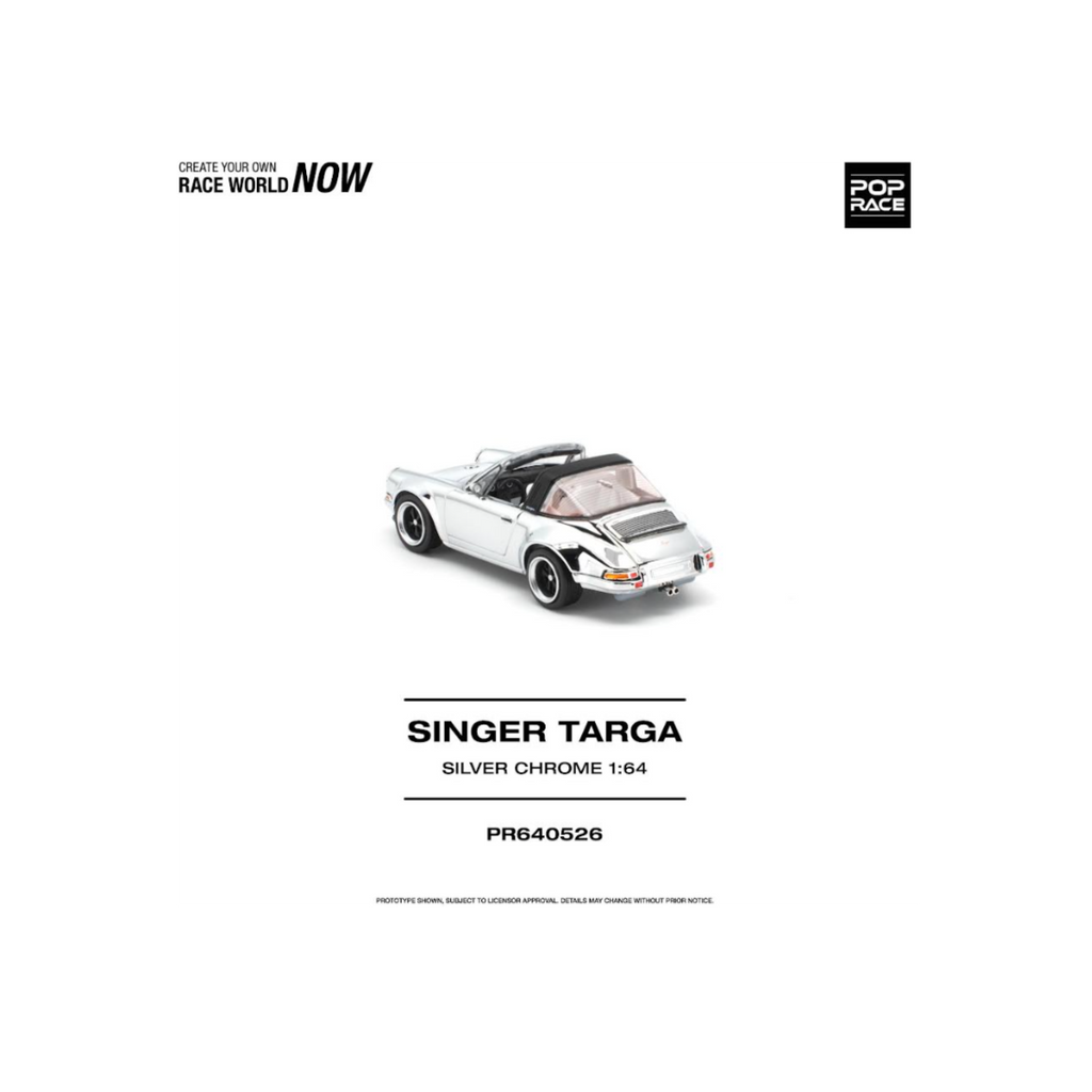 Pop Race Singer Targa - Silver Chrome (Preorder)