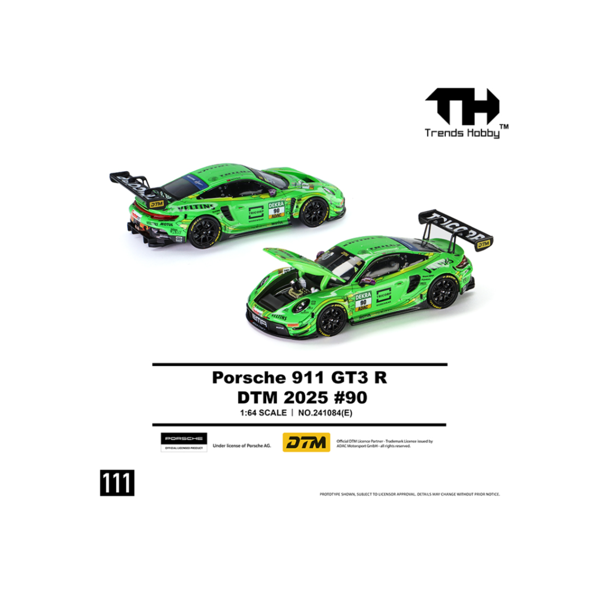 Trends Hobby Porsche 911 GT3 R – DTM #90 2025 – Limited Edition (Preorder)
