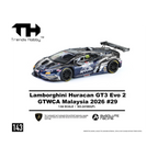 Trends Hobby Lamborghini Huracan GT3 EVO – GTWCA Malaysia 2026 #29 (Preorder)