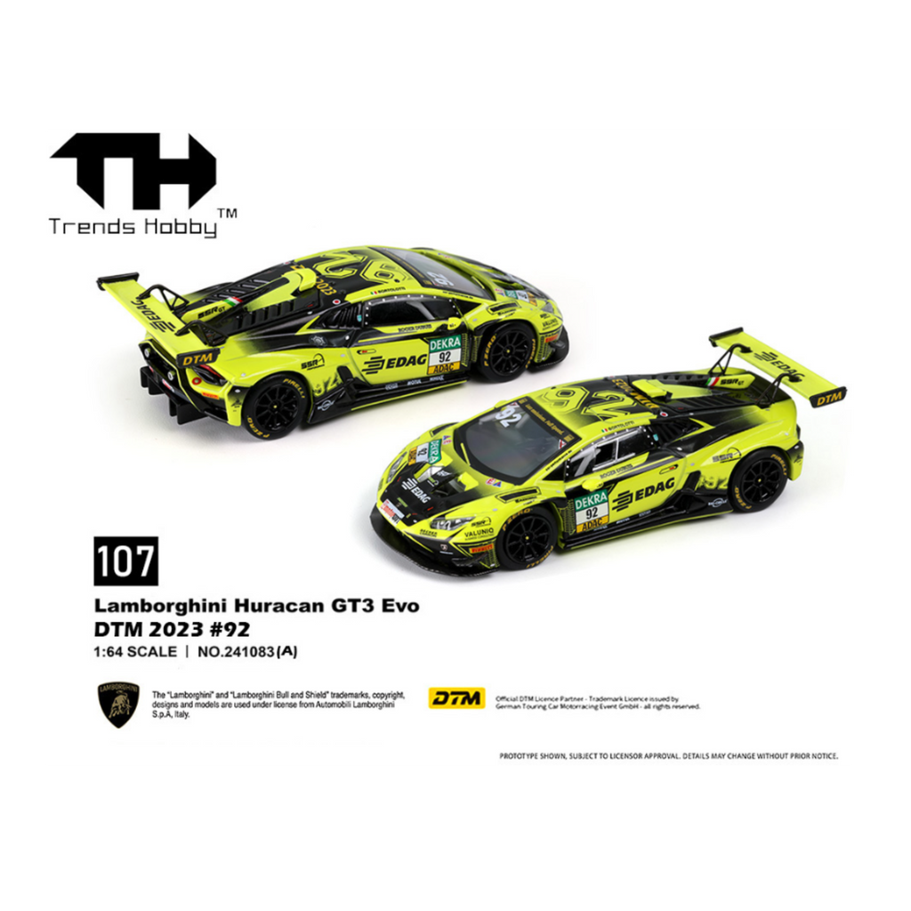 Trends Hobby Lamborghini Huracan GT3 EVO – DTM 2023 #92 (Preorder)