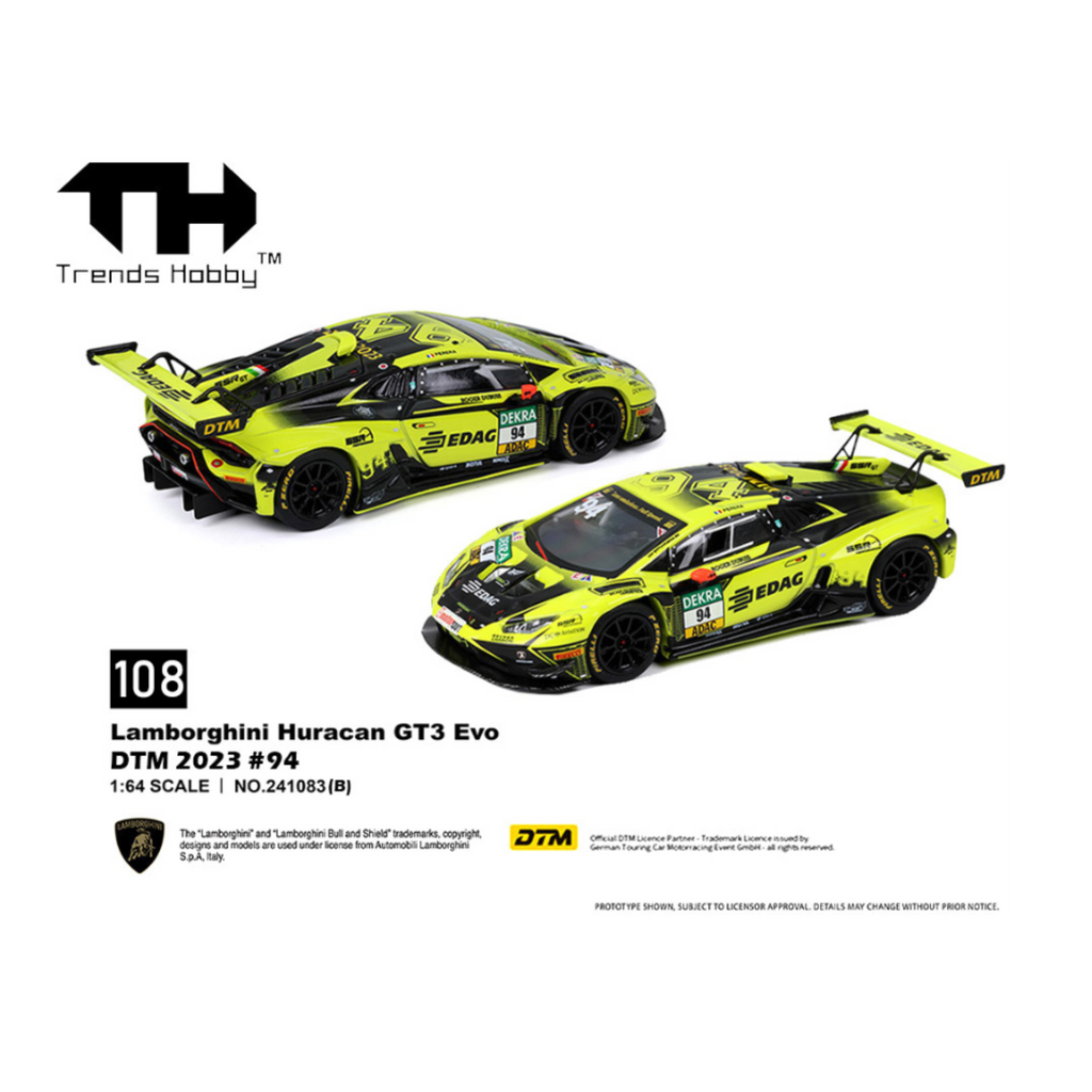 Trends Hobby Lamborghini Huracan GT3 EVO – DTM 2023 #94 (Preorder)