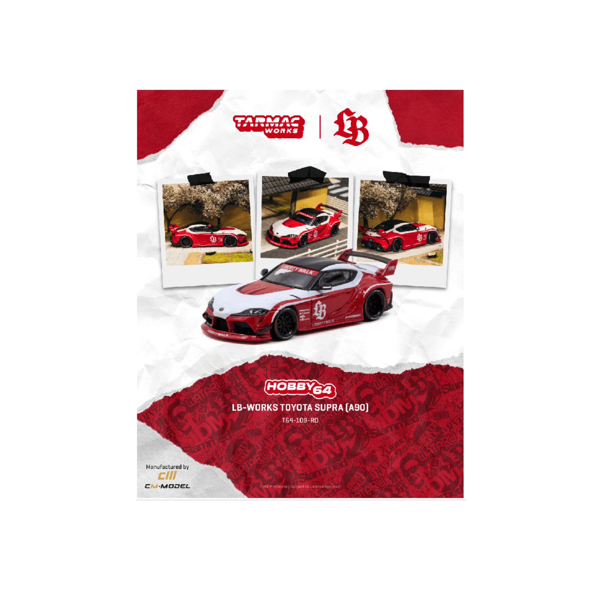Tarmac Works LB-Works Toyota Supra (A90) – Red – Hobby64 (Preorder)