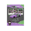 Tarmac Works VERTEX Toyota Soarer JZZ30 Kuromi Sanrio – Global64 – Limited Edition (Preorder)